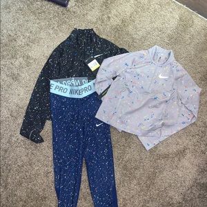 Nike big kids girls size small performance wear